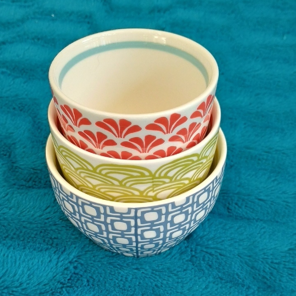 Starbucks Stackable Cup/Bowl Set Of 3